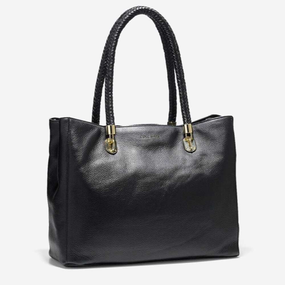 Cole Haan ‘Benson’ Black Leather X-Large Tote Bag